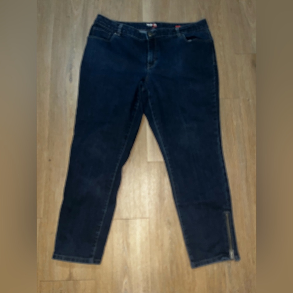 Style & Co. Navy Curvy Fit Denim